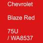 Preview: Chevrolet, Blaze Red, 75U / WA8537.